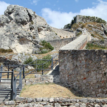 Steps and walls of old fortress on the rock in Knin; Shutterstock ID 110537933; Your name (First / Last): Emma Sparks; GL account no.: 65050; Netsuite department name: Online Editorial; Full Product or Project name including edition: Best in Europe POI updates