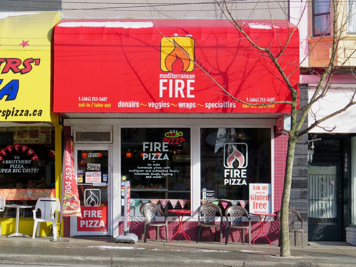 Exterior of Fire Pizza