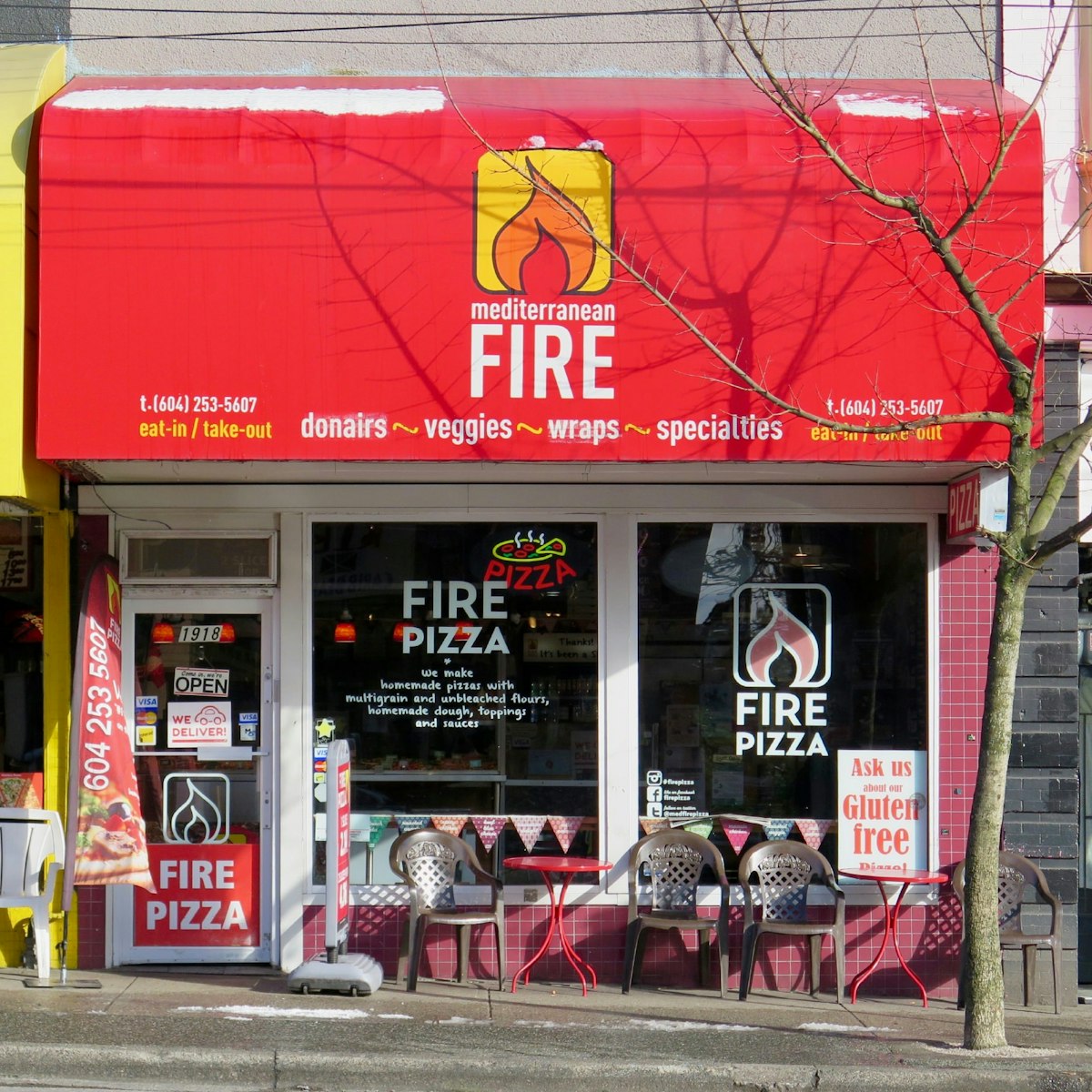 Exterior of Fire Pizza
