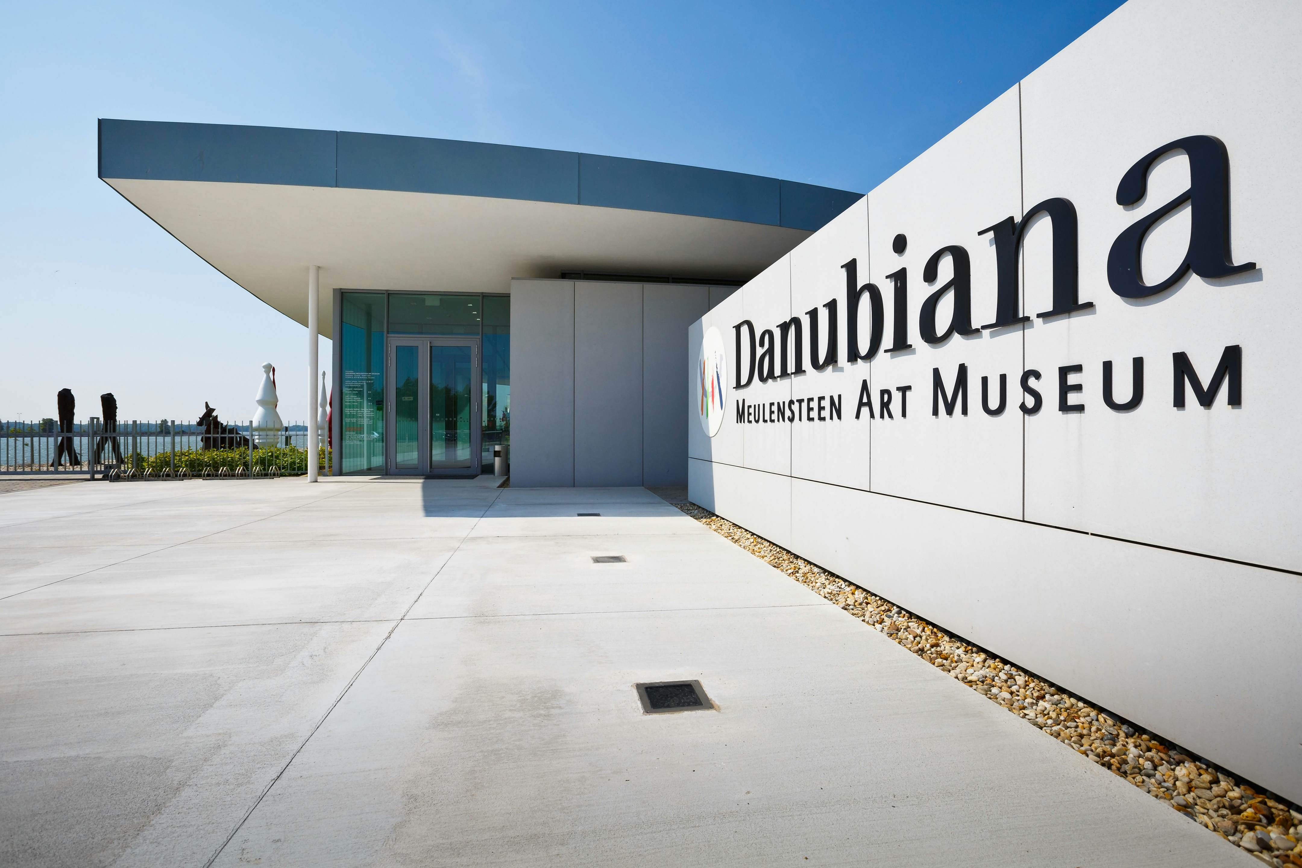 Bratislava, Slovakia - May 05, 2016: Danubiana museum of modern art by the river Danube in Bratislava, Slovakia.; Shutterstock ID 419807902; Your name (First / Last): Gemma Graham; GL account no.: 65050; Netsuite department name: Online Editorial; Full Product or Project name including edition: Cities Guides app image downloads - Bratislava