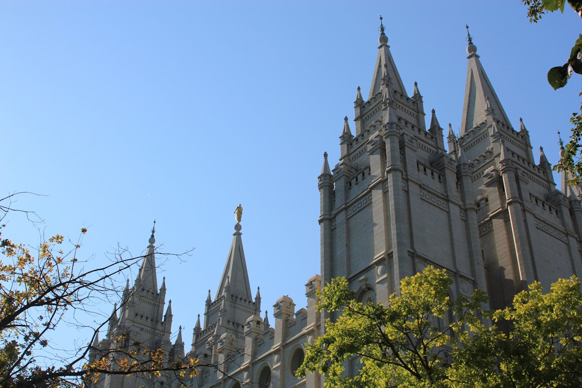 View of the stunning architecture in Salt Lake City, Utah