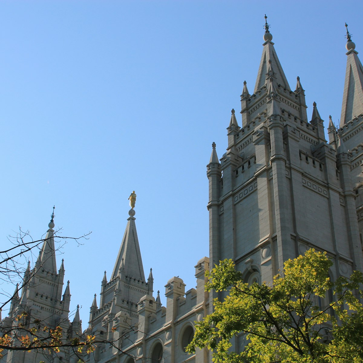 View of the stunning architecture in Salt Lake City, Utah