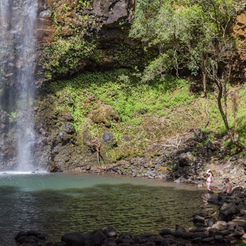 Sacred Falls, Wailua River, Kauai.