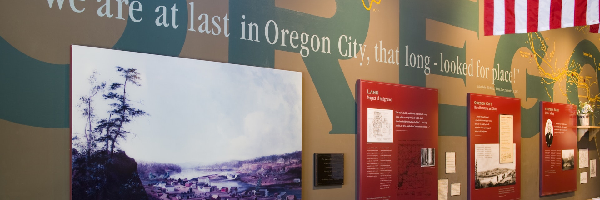 End of the Oregon Trail Interpretive Center.