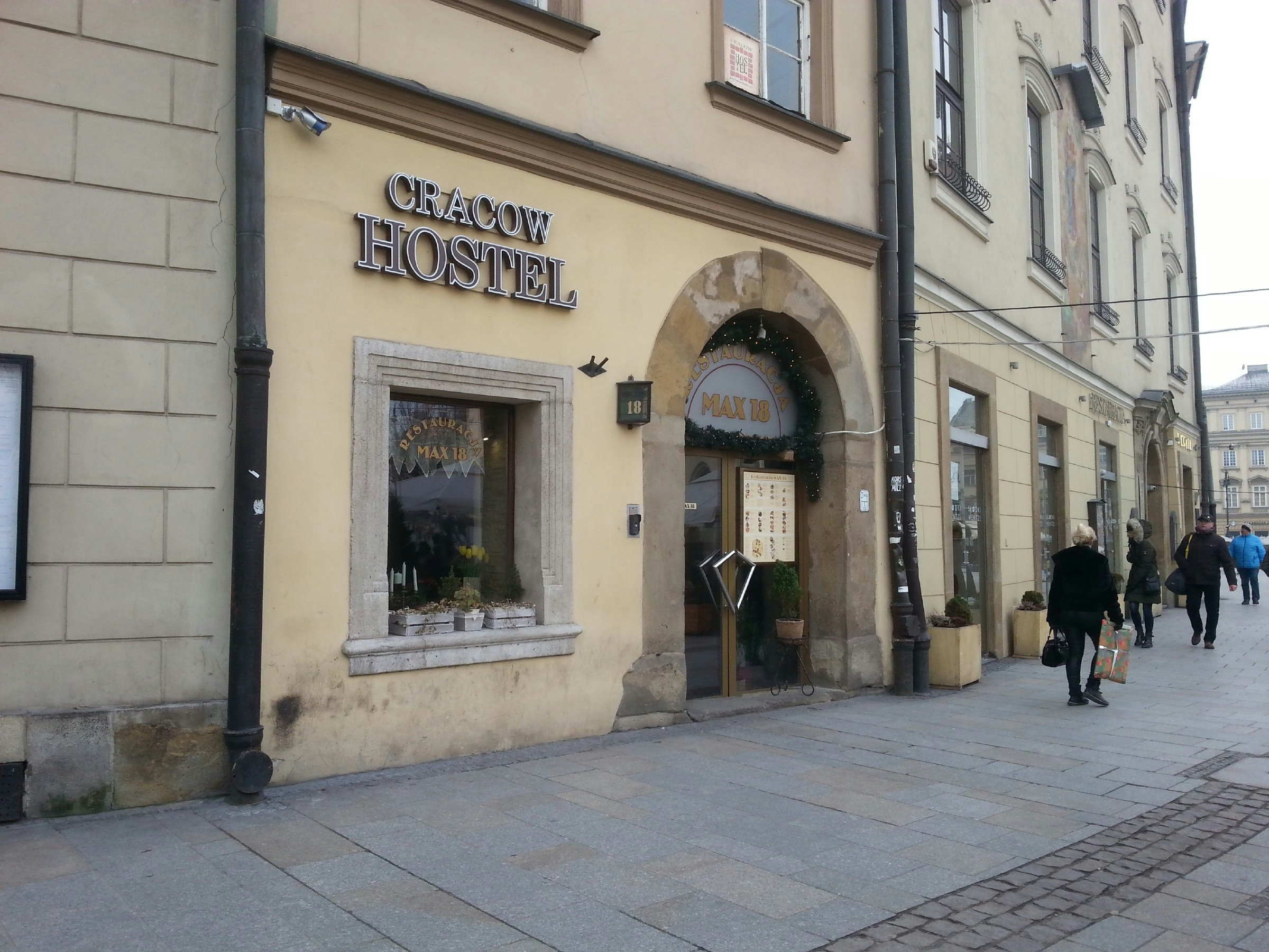 Cracow Hostel, in the corner of the market square lies this hostel in a convenient spot.