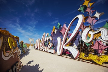 Moulin Rouge sign at Neon Museum.