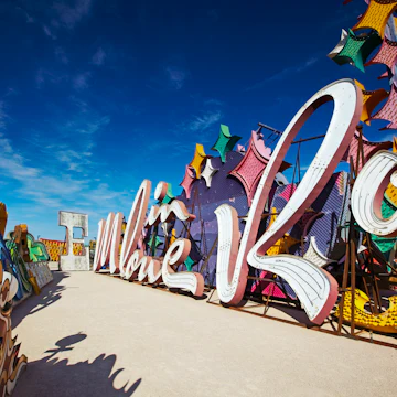 Moulin Rouge sign at Neon Museum.