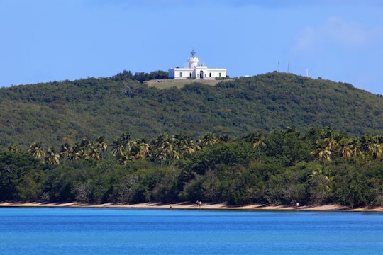 Puerto Rico, Seven Seas Beach, Fajardo Lighthouse, Lighthouse on a hill