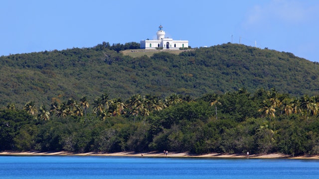 Puerto Rico, Seven Seas Beach, Fajardo Lighthouse, Lighthouse on a hill