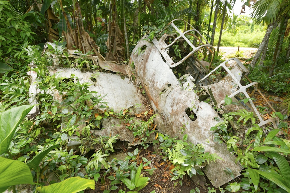 Japanese Zero Fighter, Peleliu Island, Palau