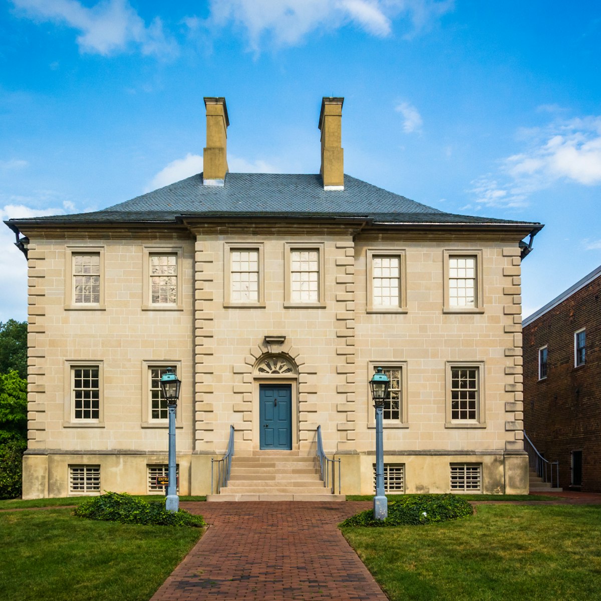 The historic Carlyle House, in Alexandria, Virginia.; Shutterstock ID 302612909; Your name (First / Last): redownload; GL account no.: redownload; Netsuite department name: redownload; Full Product or Project name including edition: redownload