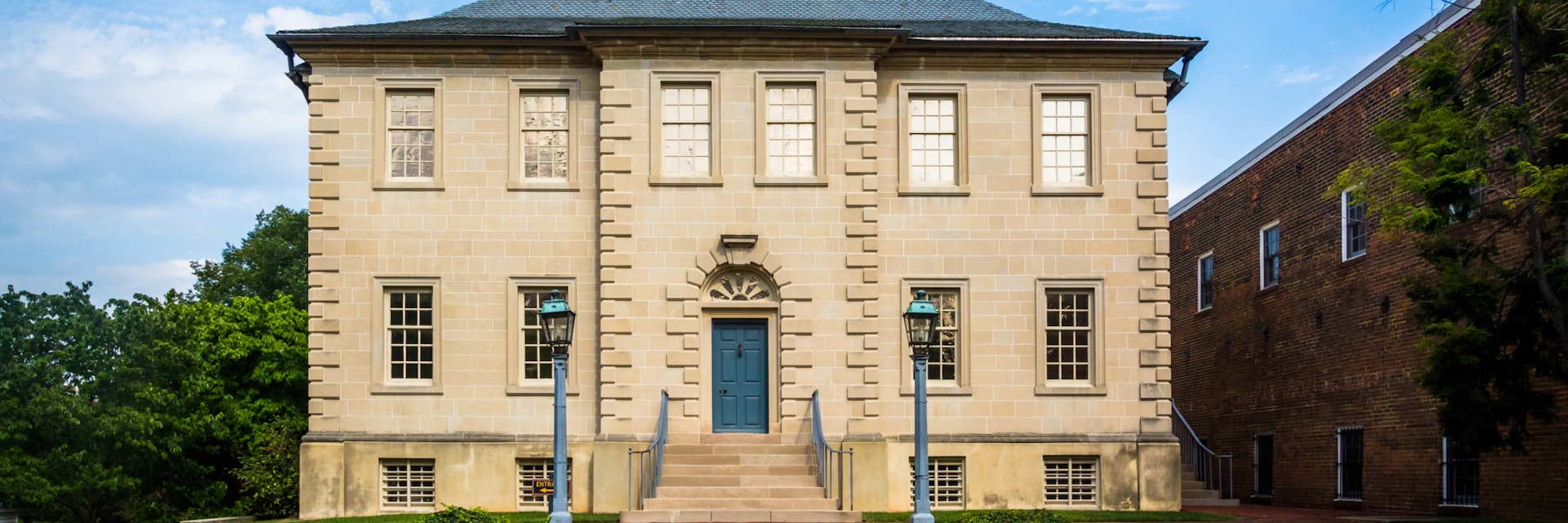 The historic Carlyle House, in Alexandria, Virginia.; Shutterstock ID 302612909; Your name (First / Last): redownload; GL account no.: redownload; Netsuite department name: redownload; Full Product or Project name including edition: redownload