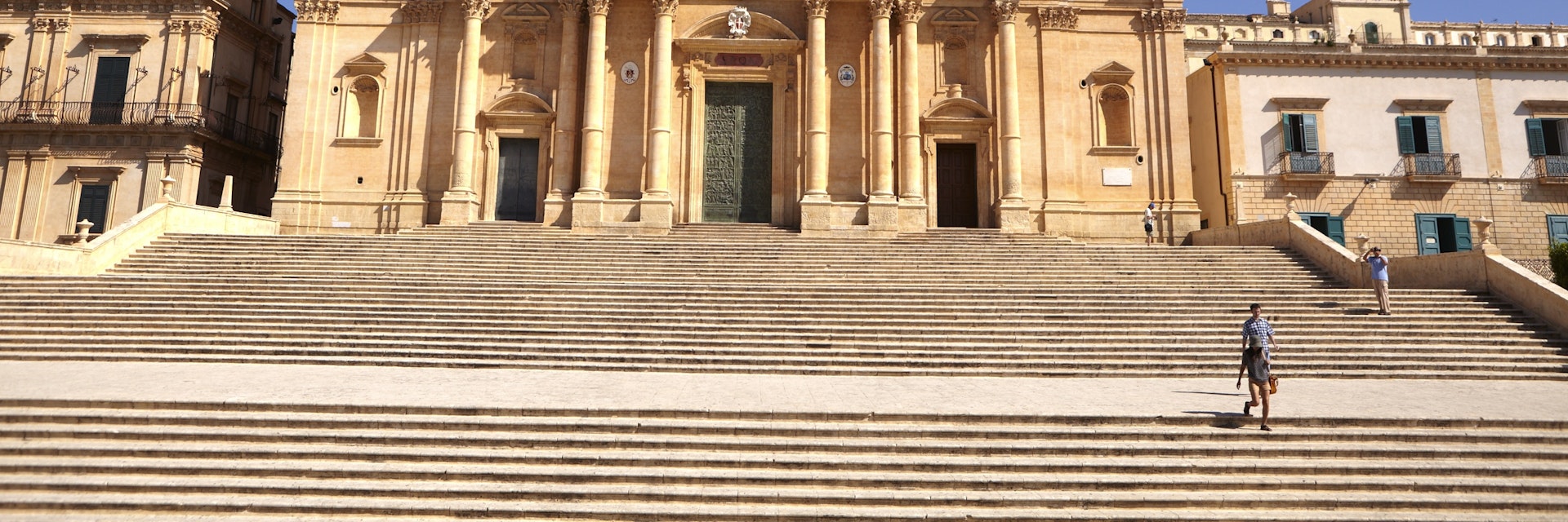 Steps leading to Duomo of Modica.