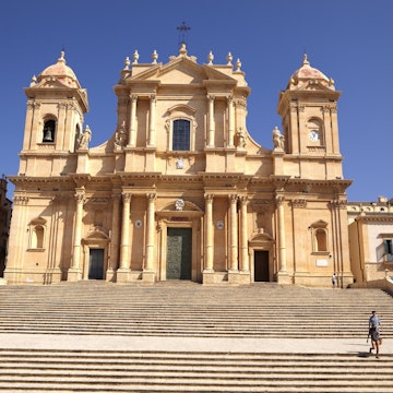 Steps leading to Duomo of Modica.
