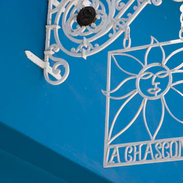 Sign outside La Chascona, one of Pablo Neruda's homes.