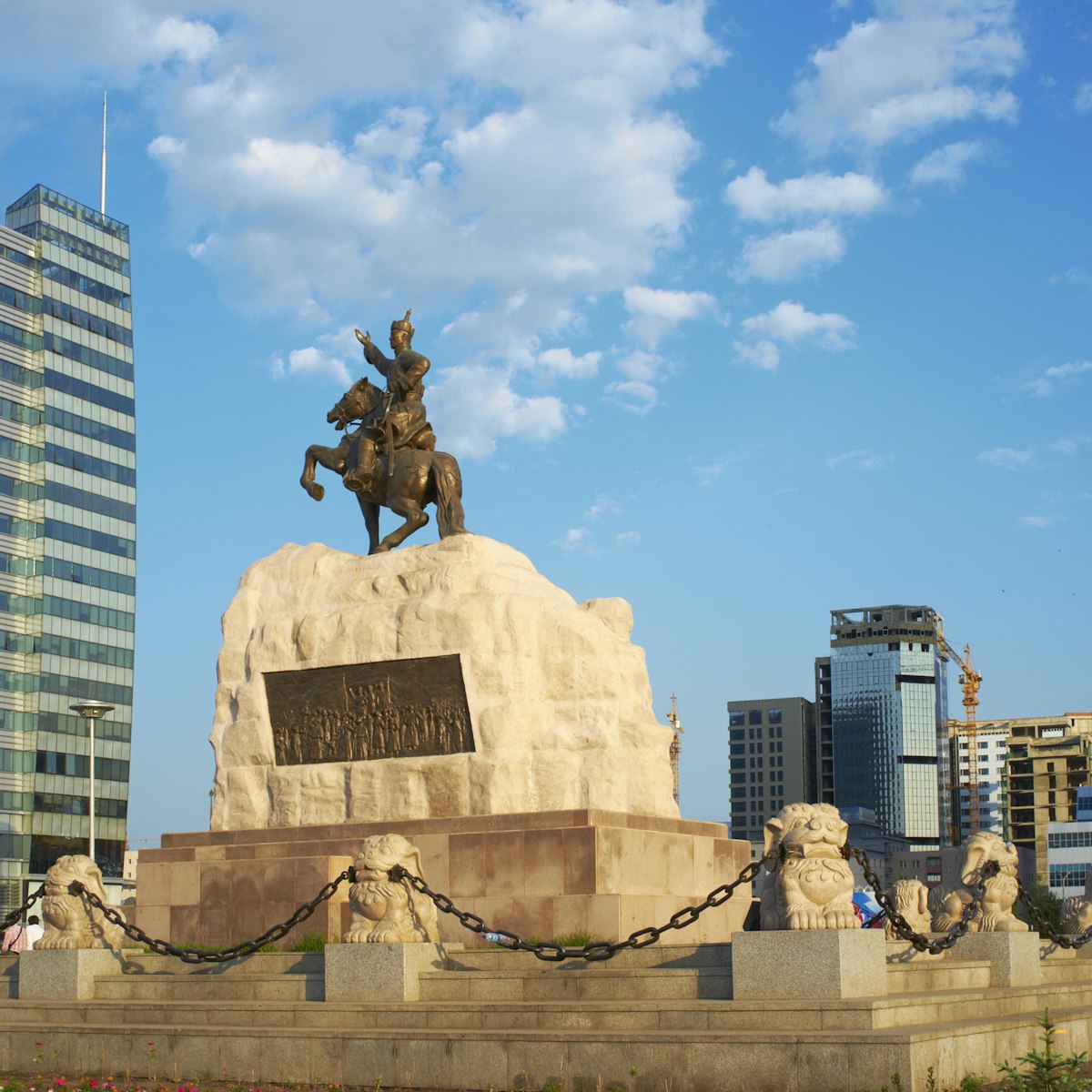 Mongolia, Ulan Bator, Sukhbaatar square