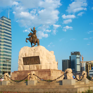 Mongolia, Ulan Bator, Sukhbaatar square