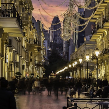 The central street in Baku