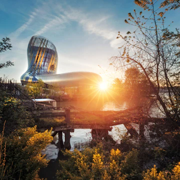 New museum of wine in Bordeaux City