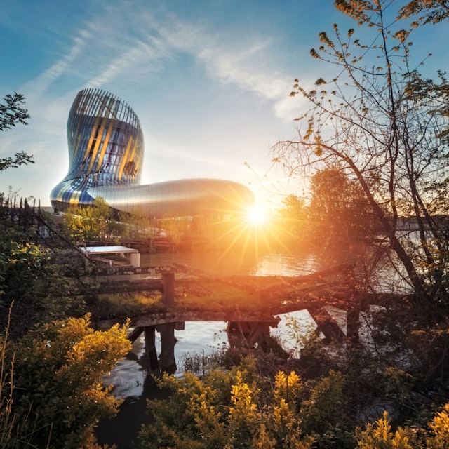 New museum of wine in Bordeaux City