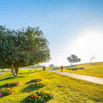 Aspire Park in Doha city, the capital of Qatar; Shutterstock ID 372541651; Your name (First / Last): Lauren Keith; GL account no.: 65050; Netsuite department name: Online Editorial; Full Product or Project name including edition: Destination page image update