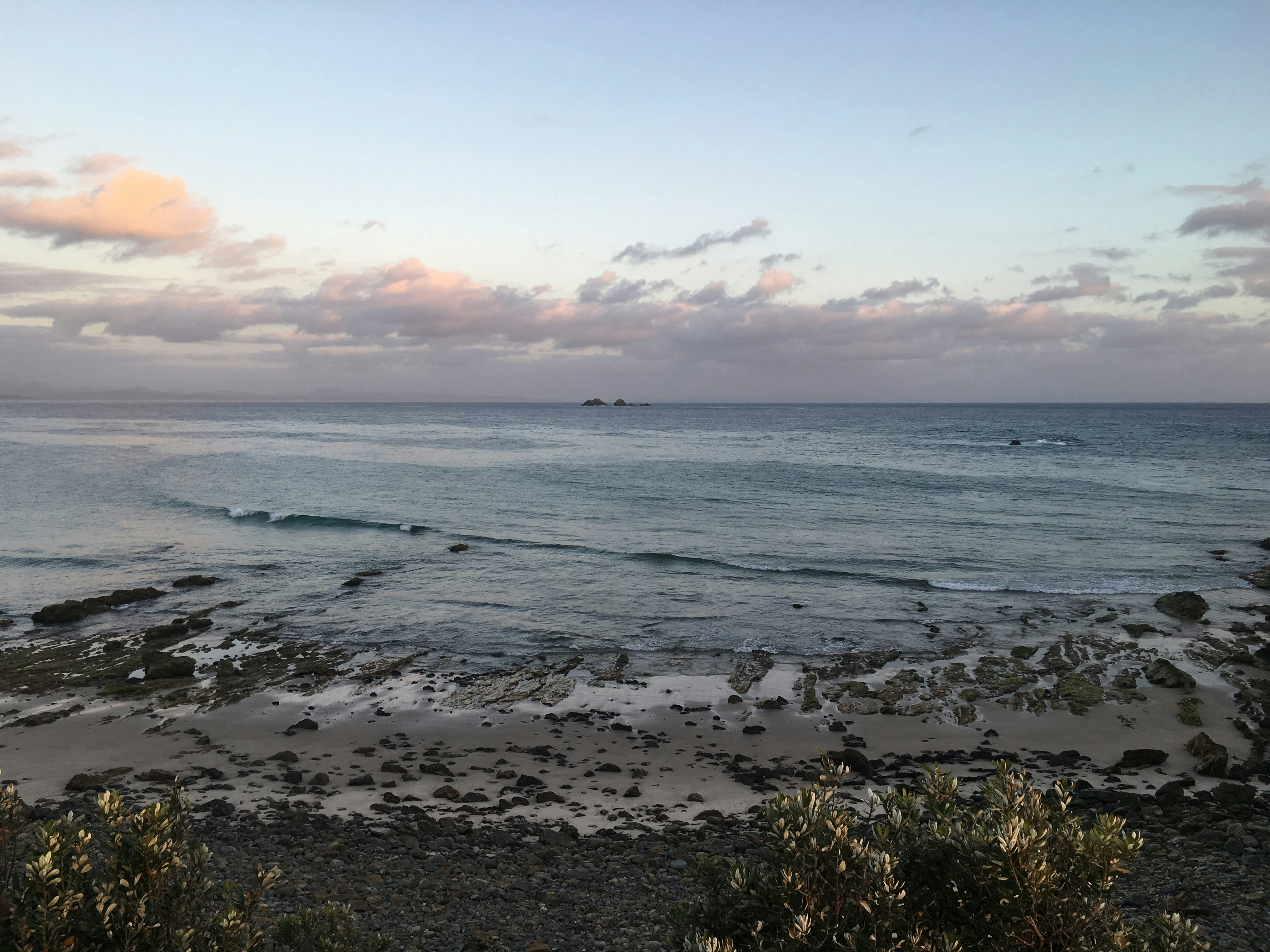 Tallow Beach stretches south to Broken Head