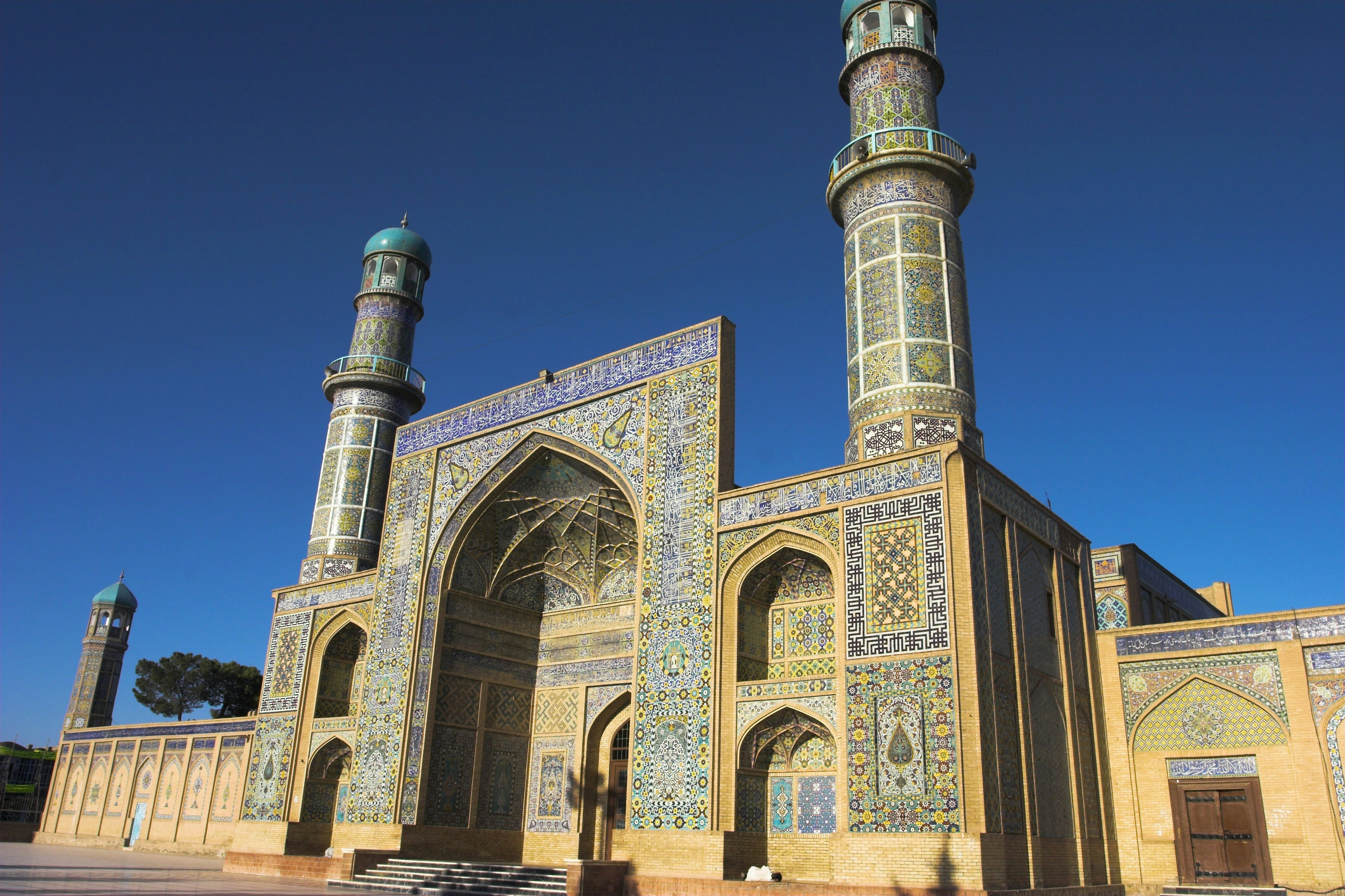 The Friday Mosque or Masjet-eJam, built in the year 1200 by the Ghorid Sultan Ghiyasyddin on the site of an earlier 10th century mosque, Herat, Herat Province, Afghanistan, Asia