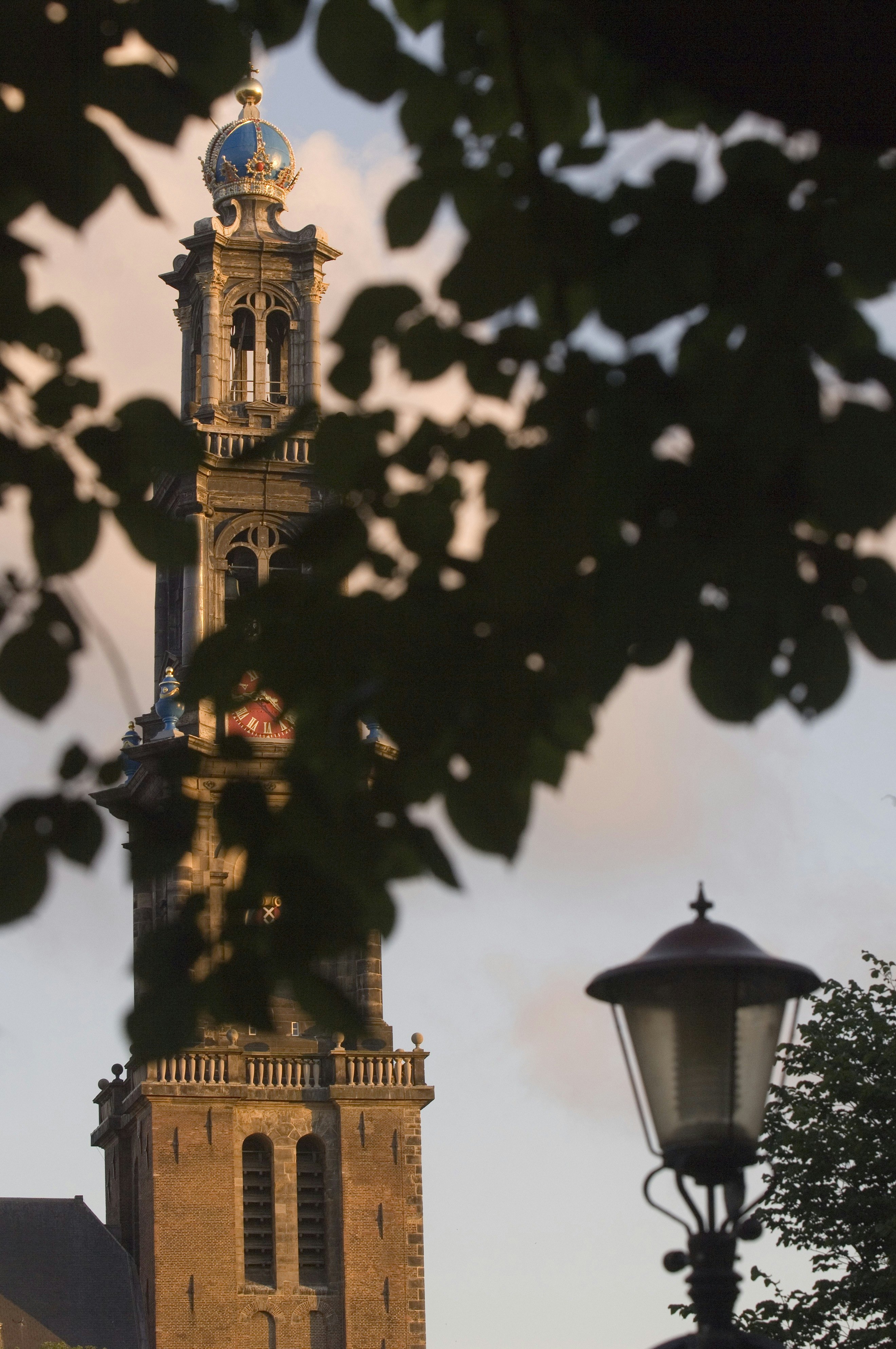 Westerkerk church on Prnsengracht, Western Canal Belt.