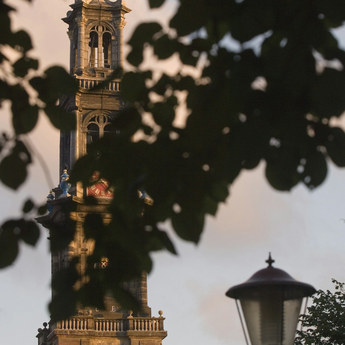 Westerkerk church on Prnsengracht, Western Canal Belt.