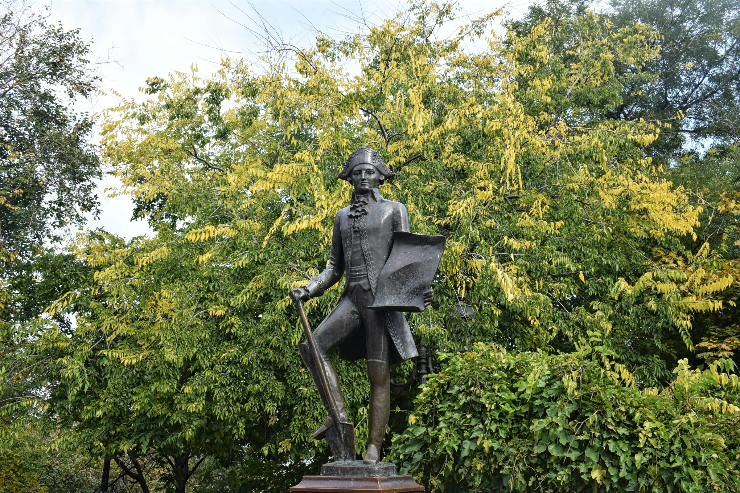 The statue of José de Ribas, who built Odesa's harbour