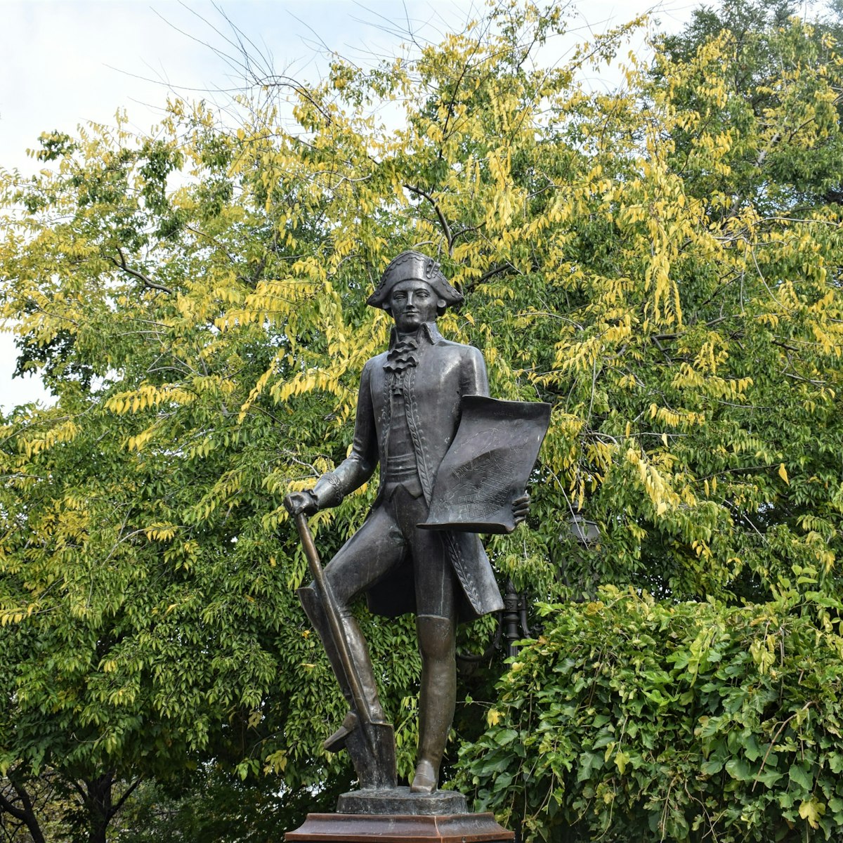 The statue of José de Ribas, who built Odesa's harbour