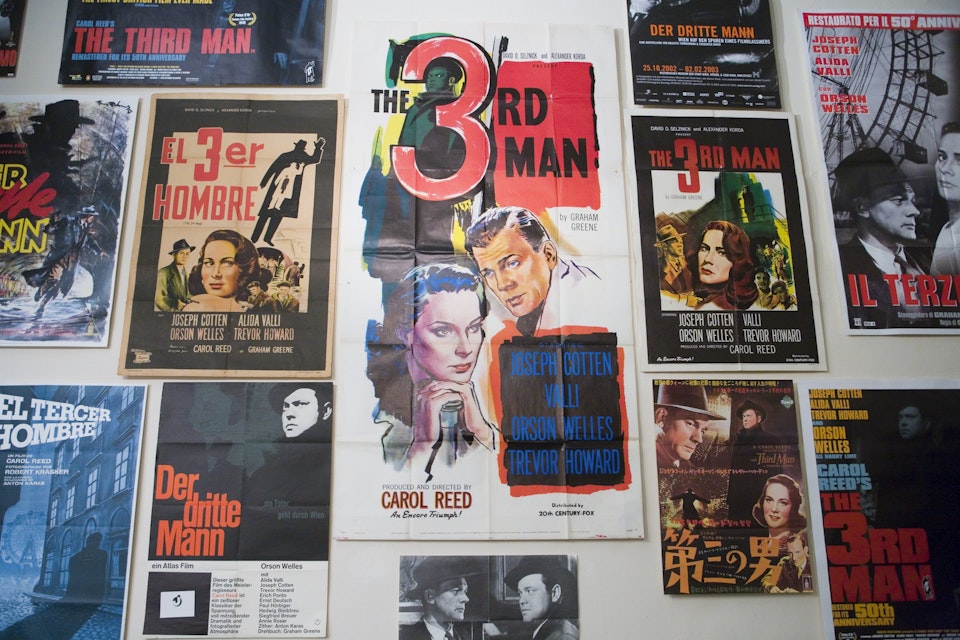 Third Man posters at Third Man Museum.
