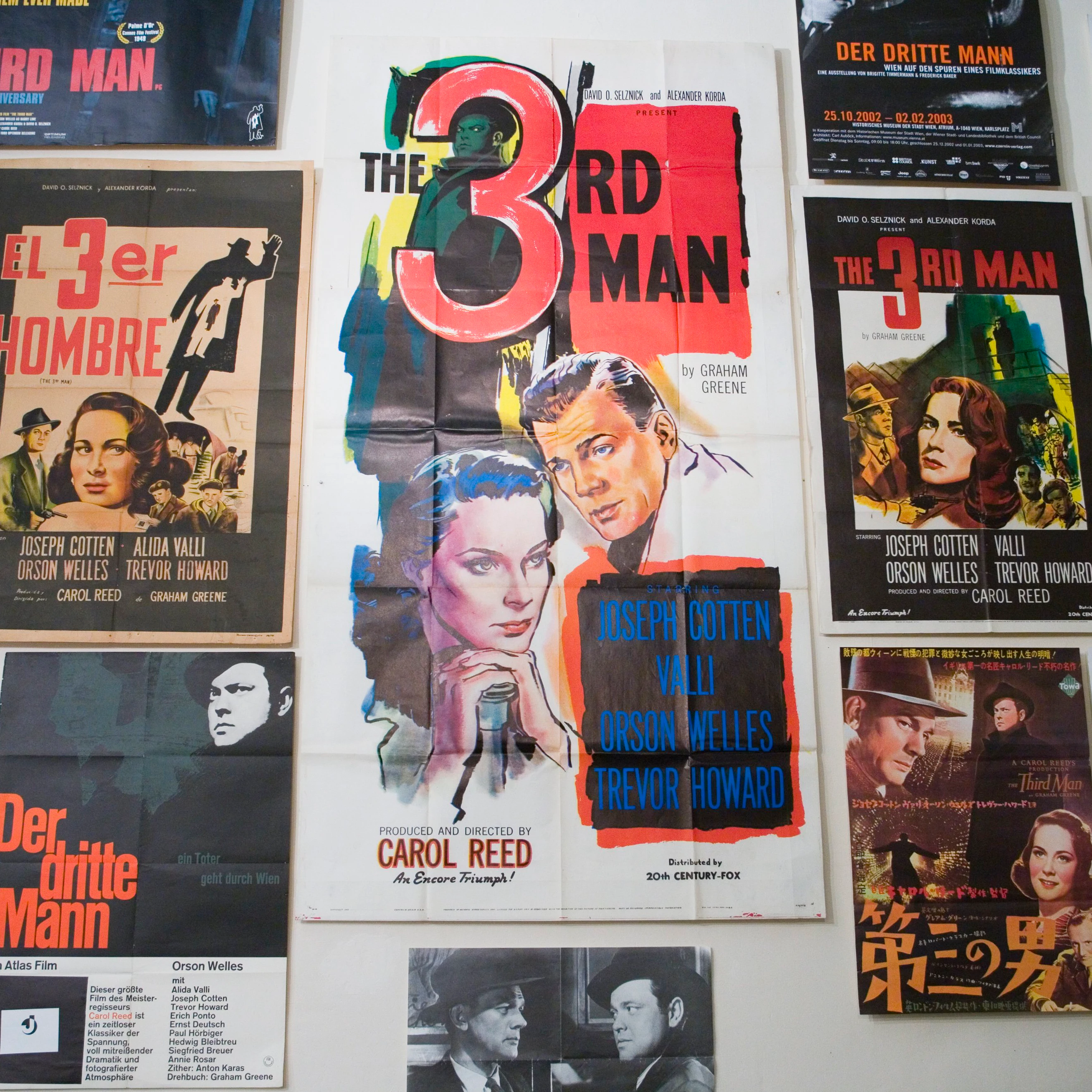 Third Man posters at Third Man Museum.