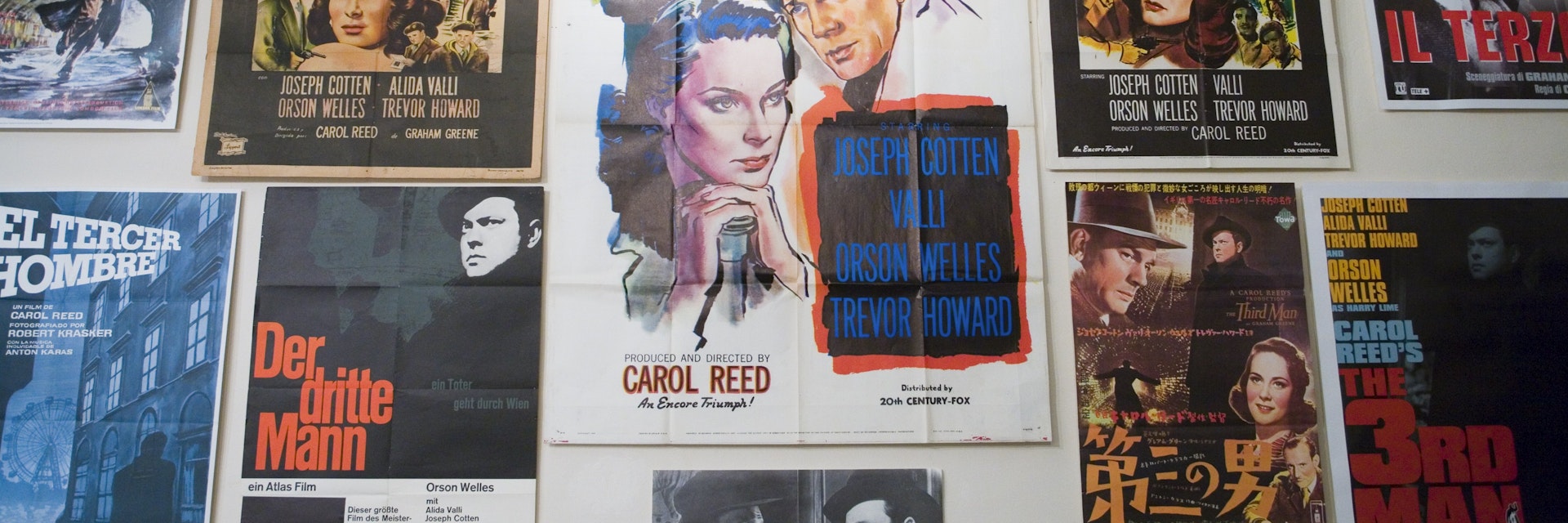 Third Man posters at Third Man Museum.