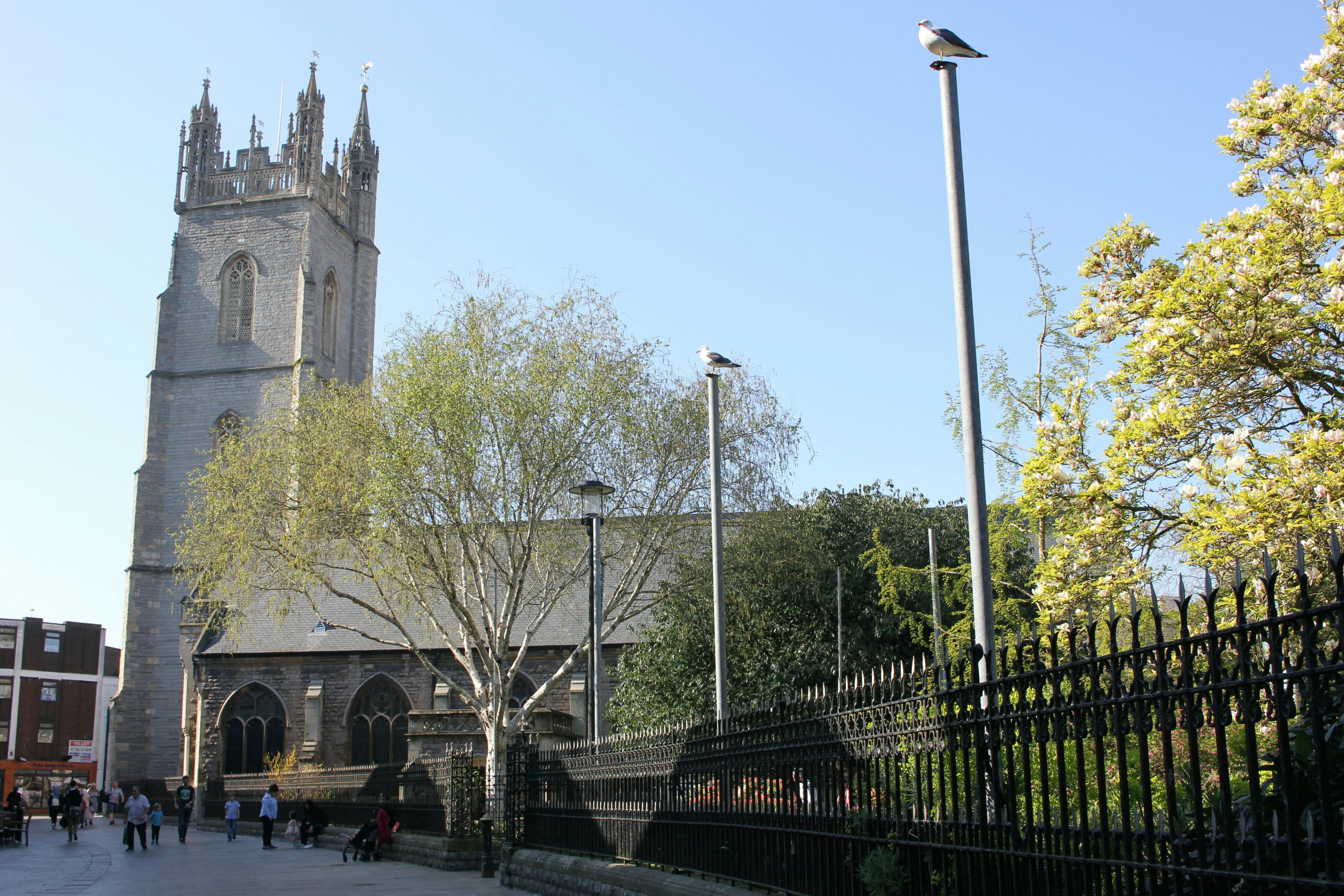 Outside St John the Baptist Church