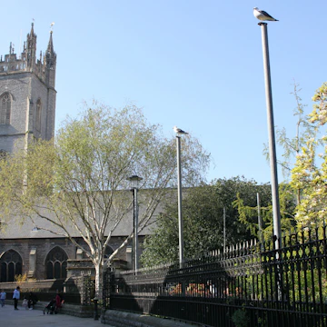 Outside St John the Baptist Church