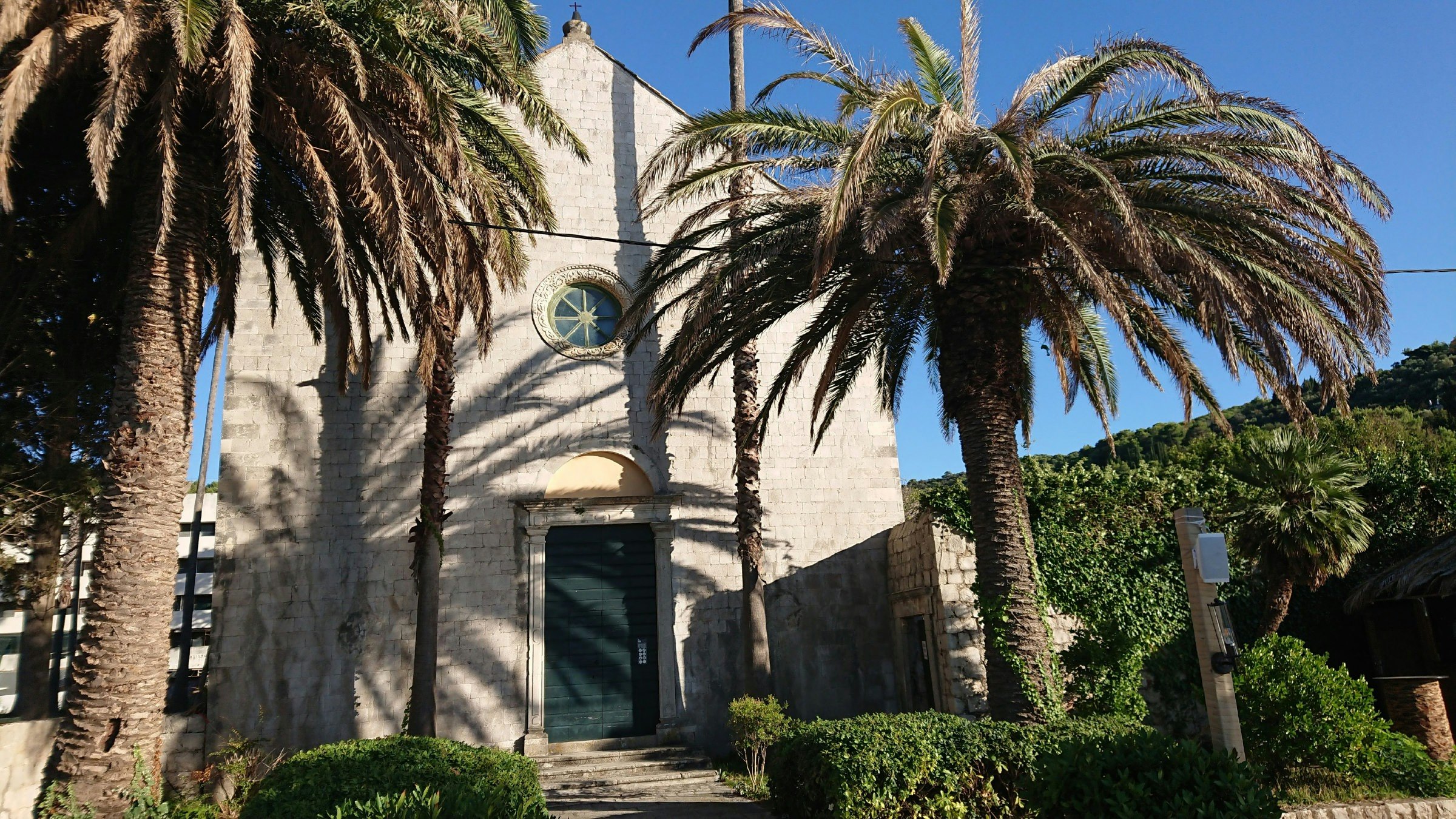 The front of the Church of St Nicholas