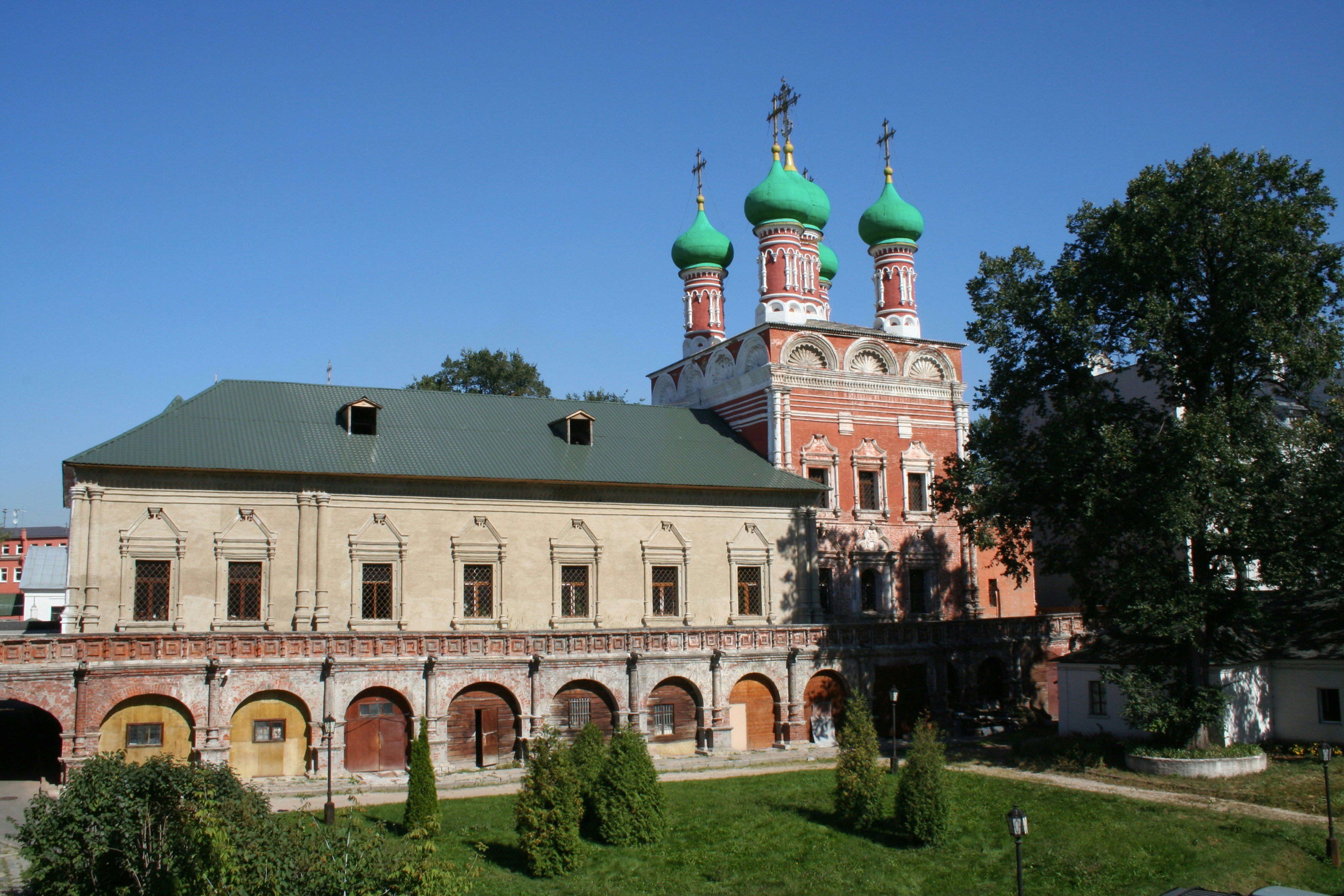 Exterior of Upper St Peter Monastery.