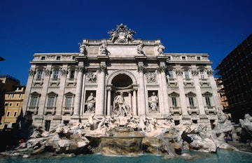 Rome's famous Trevi Fountain, created by Nicola Salvi in 1762.
