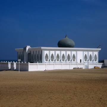 The mausoleum where the founder of the Layen Muslim brotherhood is buried, Yoff - Dakar