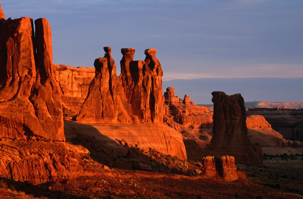 Three Gossips in Arches National Park.