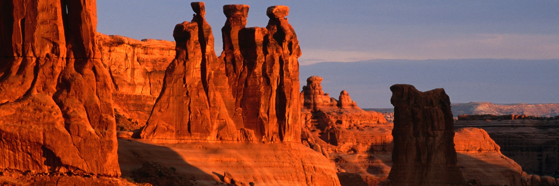 Three Gossips in Arches National Park.