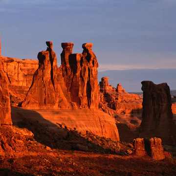 Three Gossips in Arches National Park.