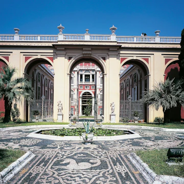 Roof garden of the Royal Palace (Palazzo Reale) (UNESCO World Heritage List, 2006), Genoa. Italy, 17th century.