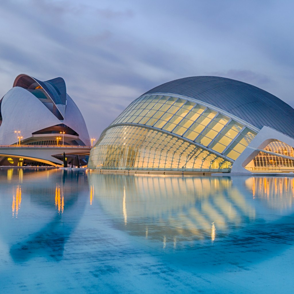 500px Photo ID: 55251876 - The City of Arts and Sciences is an entertainment-based cultural and architectural complex in the city of Valencia, Spain. It is the most important modern tourist destination in the city of Valencia.