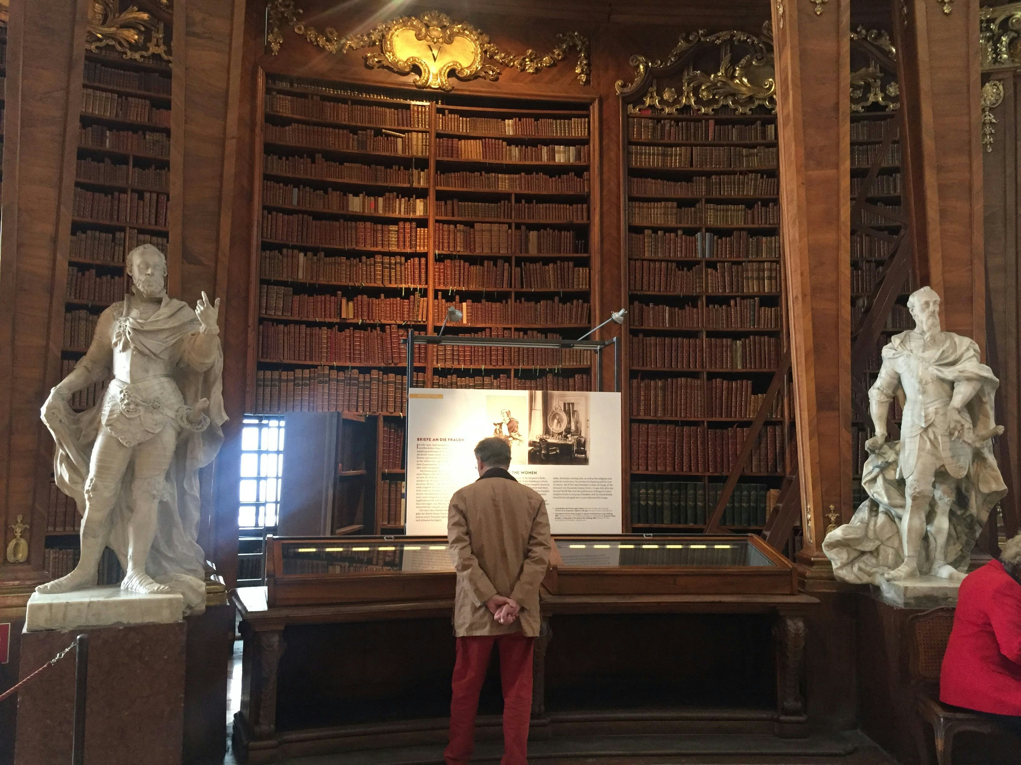 National library, Vienna - interior bookshelves