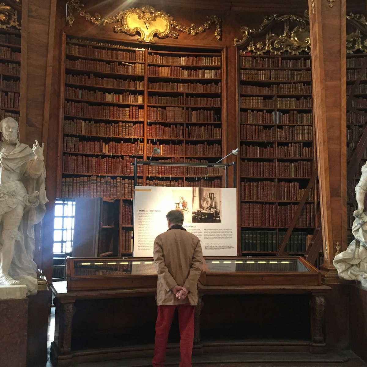 National library, Vienna - interior bookshelves