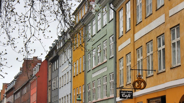 Colours of Sankt Peders Stræde in the Latin Quarter