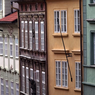 Baroque houses, Nerudova Street, Mala Strana.