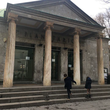 Entrance of the Milan Planetarium